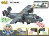 OBL10401991 - 电动运输战斗飞机
（投射灯光、万向、音乐）