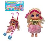 OBL10402336 - 高档1比1 14寸玻璃眼珠头全搪胶肯迪娃娃带主题灯光音乐  带梳子