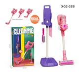 OBL10402528 - 彩盒粉红电动吸尘器套装带支架