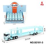 OBL10403996 - 斯堪尼亚双层平板拖车     6只/展示盒