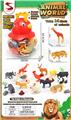 OBL10404263 - 咕咕鸡动物收纳桶（14PCS  ANIMALS）