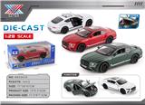 OBL10405153 - 1:28 合金车模 欧陆跑车 3开门 回力（1只装）