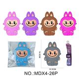 OBL10406852 - 硅胶包拉布布斜跨背包多色随机混装