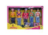 OBL10406993 - 11寸实身11关节K-POP猎魔男团娃娃带主题音乐（5只装）