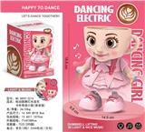 OBL10411105 - 电动跳舞灯光音乐卡布奇诺小姐（录音版，3粒1.5VAA电池，无包）