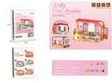 OBL10411711 - 阳光房宠物店套装（过家家商店街景微缩场景益智DIY拼装公仔屋娃娃屋）