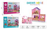 OBL10411760 - DIY别墅(GCC) 拼装别墅DIY别墅过家家别墅屋娃娃别墅公主别墅套装