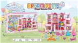 OBL10411763 - DIY娃娃屋过家家拼装小屋女孩公主屋 拼装别墅DIY别墅过家家别墅屋娃娃别墅公主别墅套装