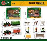 OBL10414057 - 回力合金农夫车套装