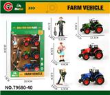 OBL10414083 - 3只装合金回力农夫车+3人偶