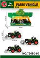 OBL10414088 - 6只装合金回力农夫车