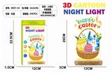 OBL10414154 - 新款卡通发光小夜灯-复活节