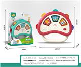 OBL10414706 - 音乐手摇铃（桃红/绿色 两色混装）