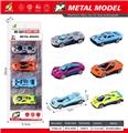 OBL10415333 - 4只合金D款赛车