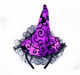 OBL10416079 - 巫婆头饰加花边