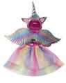 OBL10416161 - 彩色翅膀加独角头饰加双层裙子三件套