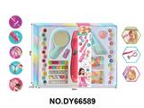 OBL10416430 - 女孩过家家编发穿珠器+花贴+发夹+精美发绳+镜梳套装+亮片