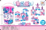 OBL10416527 - 益智大颗粒公主积木108PCS