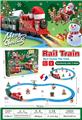 OBL10416806 - 电动灯光音乐轨道火车 
（圣诞款）