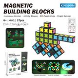 OBL10416940 - 32pcs夜光磁性积木+2轴承+2底座（12980