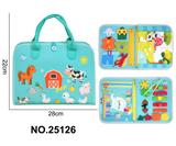 OBL10417154 - 蒙氏儿童早教益智学习书--毛毡小牛农场忙碌板（3页）