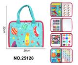 OBL10417156 - 蒙氏儿童早教益智学习书--毛毡蓝绿星空忙碌板（5页）