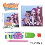 OBL10417168 - 猎魔女团系列-点钻相框5D钻石画(20x20CM)