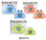 OBL10417350 - 解压益智掌上卡通青蛙造型游戏机（俄罗斯方块）2*AG13包