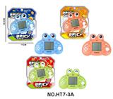 OBL10417361 - 解压益智掌上经典卡通青蛙造型游戏机（俄罗斯方块）2*AG13包