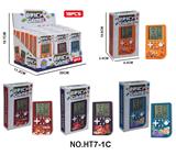 OBL10417380 - 解压益智掌上经典游戏机（俄罗斯方块）2粒7号不包18PCS在入一个展示盒