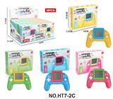 OBL10417381 - 解压益智掌上经典手柄游戏机（俄罗斯方块）2粒7号不包12PCS在入一个展示盒