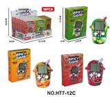 OBL10417391 - 解压益智掌上经典奶茶杯游戏机（俄罗斯方块）2粒7号不包18PCS在入一个展示盒