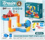 OBL10418172 - 悬浮灯光轨道火车