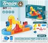 OBL10418173 - 悬浮灯光轨道火车