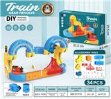 OBL10418174 - 悬浮灯光轨道火车