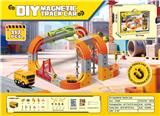 OBL10418381 - 工程车立体磁吸悬浮轨道车（117PCS配置）