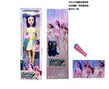 OBL10419274 -  2代  2026年度最佳K-POP猎魔女团动画版22寸吹瓶身体带主题曲音乐芭比带金貂卡片一条大话筒