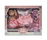 OBL10419371 - 14寸吹瓶喝水功能女娃娃
搪胶手脚