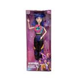 OBL10420534 - K-POP 猎魔女团动画版11.5寸12关节实身带七彩灯光主题曲Rumi鲁米打歌芭比带武器