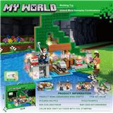 OBL10420836 - 342+PCS我的世界镐矿洞（彩盒采用精美UV工艺和烫金工艺）带七彩闪光功能