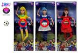 OBL10421692 - 11.5寸13关节实身带灯光音乐主题曲世界杯女明星足球带足球吸塑罩