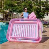 OBL10421910 - 175CM亮片充气浮床-梦幻粉