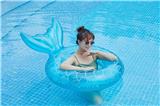 OBL10421950 - 90#靠背美人鱼充气泳圈