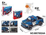 OBL10422746 - 1:16积木遥控车-猛禽警车               （颗粒数：403pcs）不包电