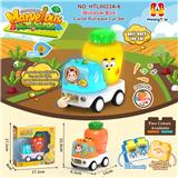 OBL10423160 - 果蔬类回力车
胡萝卜回力滑行车
卡通车灯光音乐车
DIY积木底座拆卸
（产品采用UV工艺）
（七彩渐变灯光+音乐版）