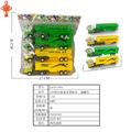 OBL10424625 - 4只滑行恐龙头货柜车油罐车