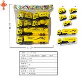 OBL10424641 - 6只滑行货柜车油罐车工程车