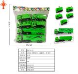 OBL10424642 - 6只回力货柜车油罐车环卫车