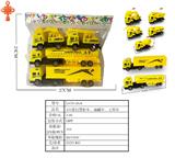 OBL10424659 - 4只滑行货柜车油罐车工程车