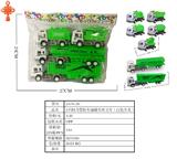 OBL10424662 - 4只回力货柜车油罐车环卫车（白色头）